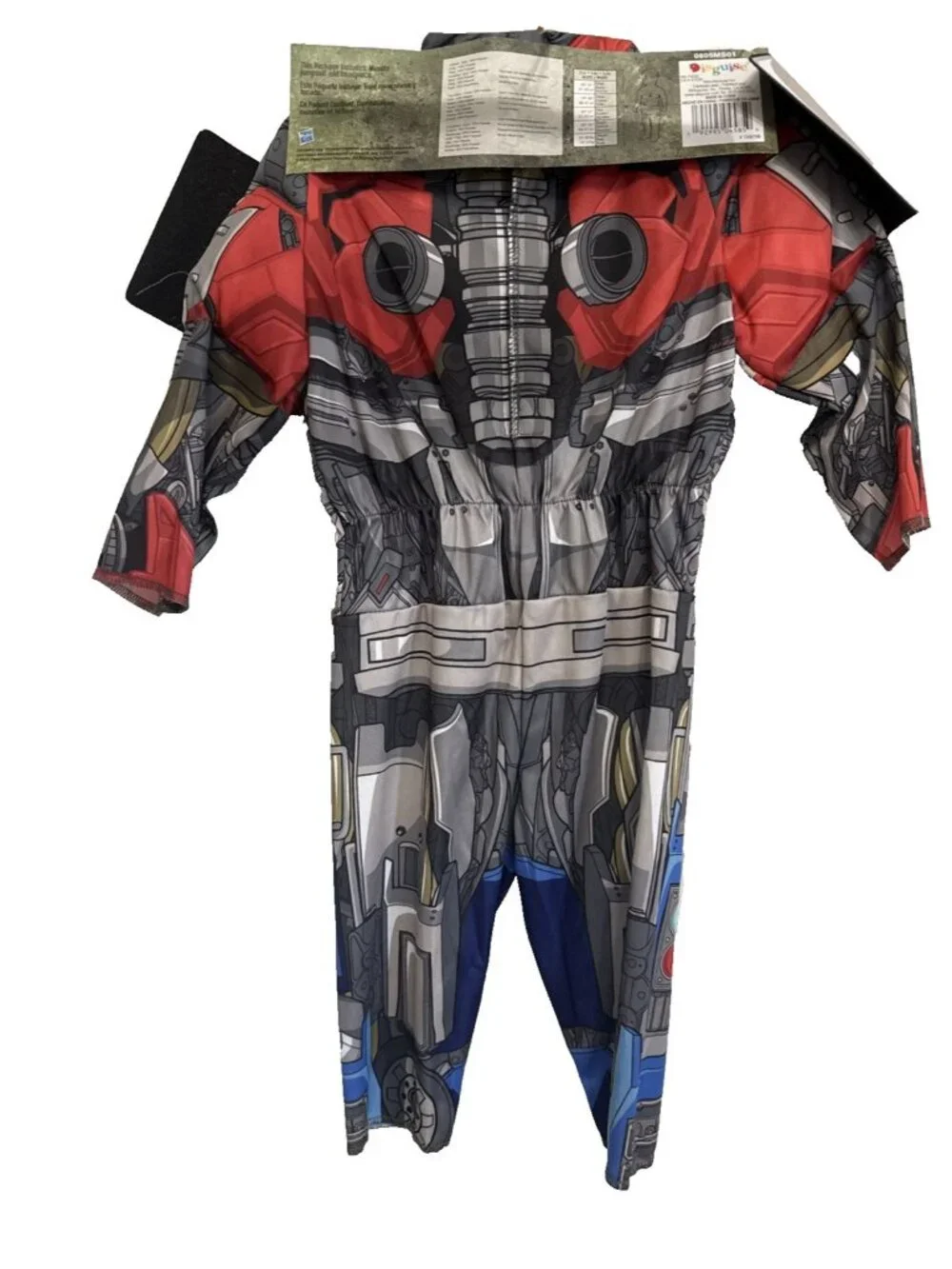 Transformers Optimus Prime Boys Costume 2T – Muscle Jumpsuit & Mask New